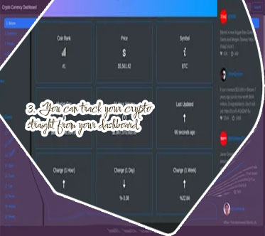Crypto price dashboard